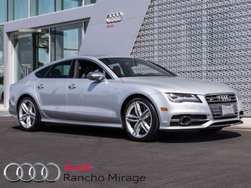 2013 audi s7 ice silver metallic cpo innovation package nav camera 20 wheel