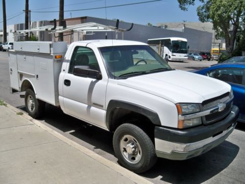 Chevy silverado 2500hd utility box work truck