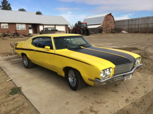 1971 buick skylark 455 auto runs well, gsx clone, western car, little rust 1970