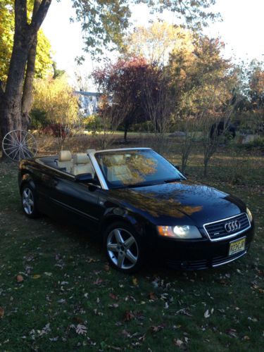 2005 audi a4 quattro cabriolet convertible 2-door 3.0l - no reserve!