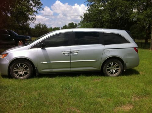 2012 honda odyssey ex-l res 8 passenger leather power dvd bluetooth low miles