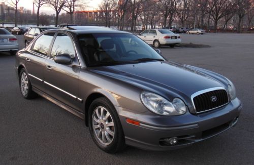 2004 hyundai sonata leather sunroof runs excellent no accidents must see!