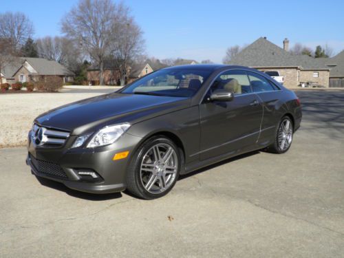 2010 e550 coupe, launch edition amg panoroof nav camera, 26,757 mi, clean carfax