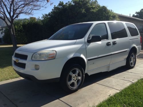 2008 CHEVY UPLANDER HANDICAP WHEELCHAIR VAN, image 10