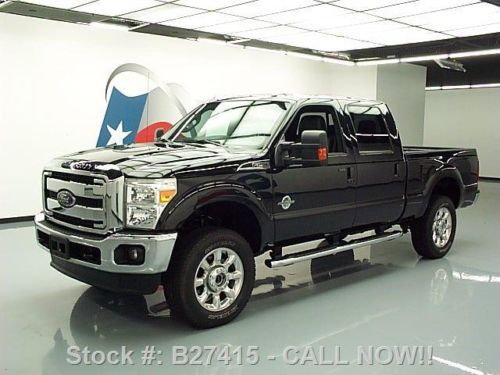 2013 ford f-250 lariat crew 4x4 diesel leather nav 18k texas direct auto