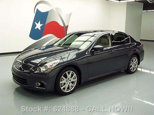 2012 infiniti g37 sport sunroof navigation rear cam 17k texas direct auto