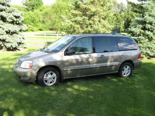 2004 ford freestar sel mini passenger van 4-door 4.2l, pioneer audio nav, hitch