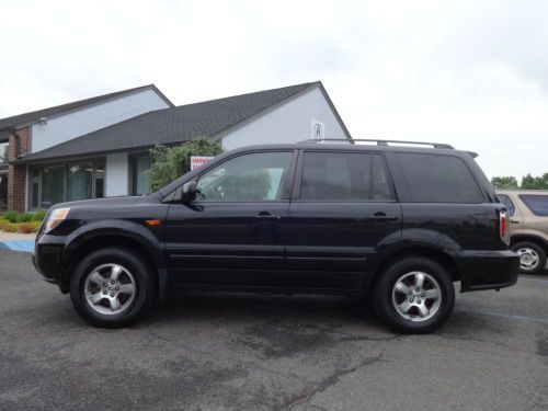 No reserve 2006 honda pilot ex-l 4x4 3.5l v6 rear dvd 3rd row one owner nice!