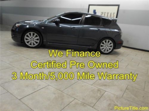 08 mazda mazdaspeed3 leather 6 speed manual certified warranty we finance texas