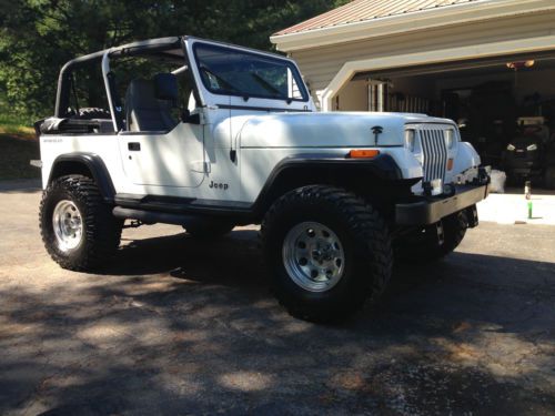 &#039;92 jeep wrangler w/ new chevy lt1 v8: extremely clean 67k original miles