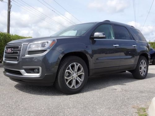 2014 gmc acadia slt warranty leather clean carfax 24 mpg