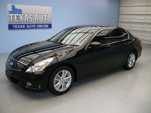 We finance!! 2011 infiniti g37 journey roof nav heated leather 31k mi texas auto