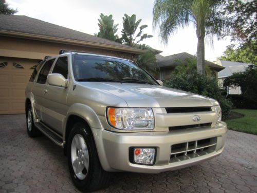 2001 infiniti qx4 2wd bose leather sunroof towing 2 fl owners pristine gorgeous!