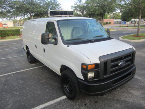 2008 ford e250 refrigerated cargo van clean florida work van we ship buy today