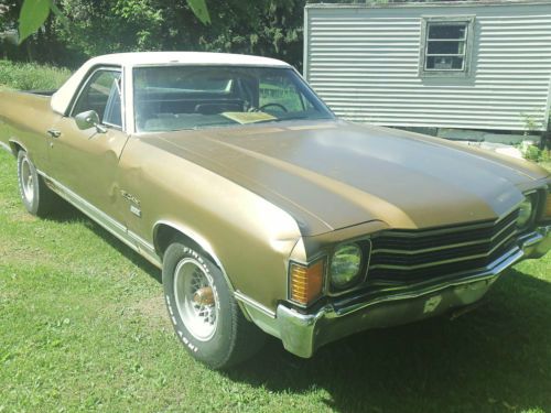 No reserve 1972 chevrolet el camino base standard cab pickup 2-door 5.7l 350 at