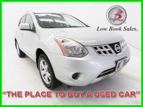 We finance! 11 rogue sv 4x4 silver 2.5l i4 16v awd suv keyless start abs