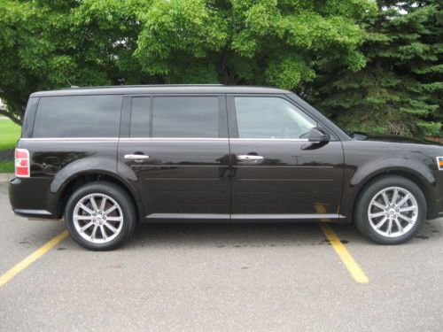 2014 ford flex limited sport utility 4-door 3.5l awd kodiak brown 22,000 miles