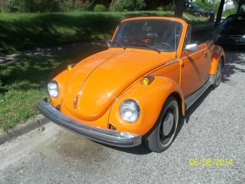 1974 volkswagen super beetle convertible