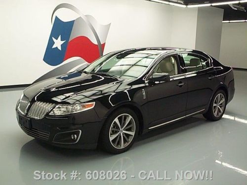 2009 lincoln mks ultimate dual sunroof nav rear cam 78k texas direct auto