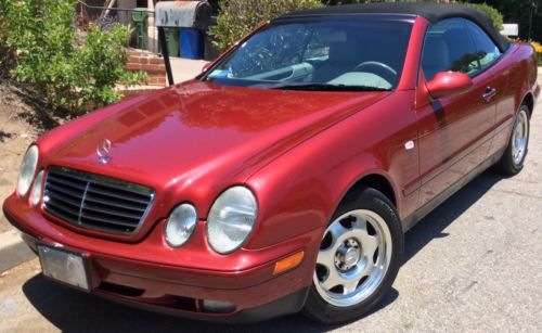 1999 mercedes clk320 florida cabriolet-52,100 miles!-original owner!