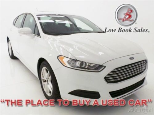 We finance! 13 fusion se white 36k used certified 2.5l16v fwd sedan satellite