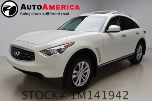 2011 infiniti fx35 awd 12k low mile nav rear cam sunroof heat/cool seat park ast