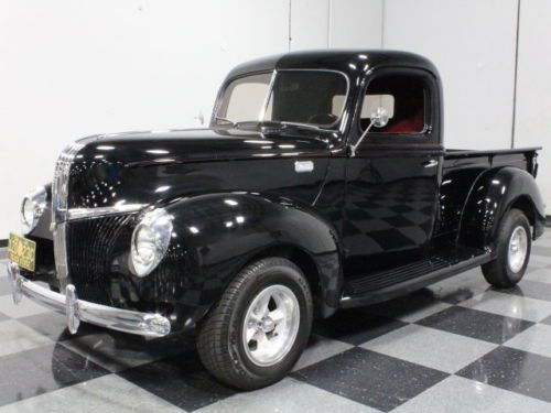 Rare &#039;41 pick-up, steel body, finished wood bed, upgraded to a modern drivetrain