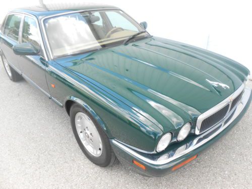 1997 jaguar xj6-l  low miles  british racing green  (2) owner florida rust free