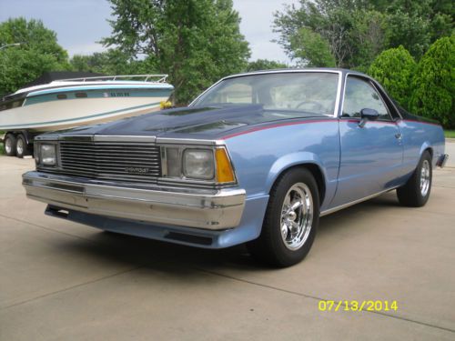 1980 chevrolet el camino, classic, restored, low original miles