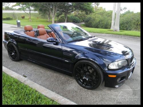 06 m3 convertible clean carfax carbon fiber grille m sport wheels smg xenon fl