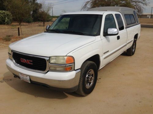 2000 gmc sierra 2500 sle extended cab pickup 4-doo 6.0l low miles!!! no reserve