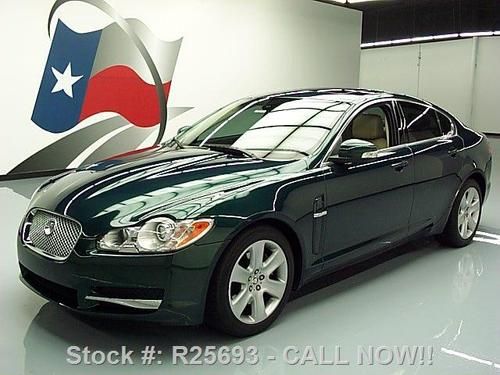 2009 jaguar xf luxury sunroof wood trim park assist 21k texas direct auto