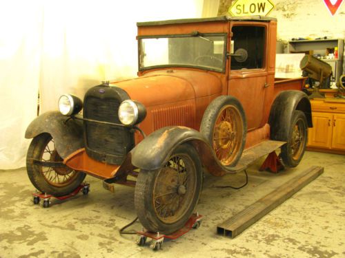 1929 ford model a pickup truck rat rod