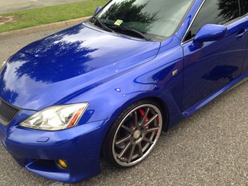 2008 lexus is-f v8 5.0l ultrasonic blue low miles rare isf borla tein k&amp;n 2urgse