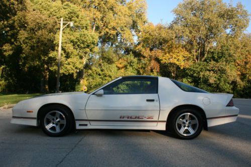 Chevrolet camaro 1989 iroc z28 350 5.7l t-tops low miles