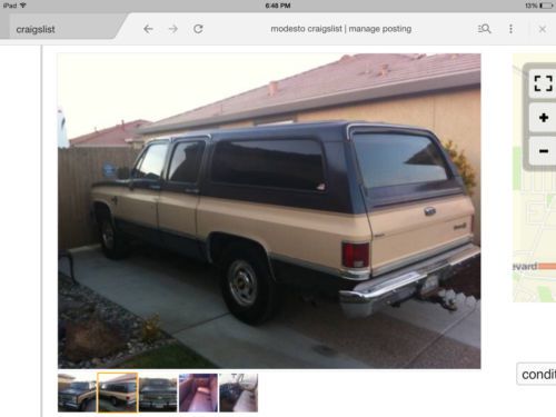1987 chevy suburban, US $2,200.00, image 2