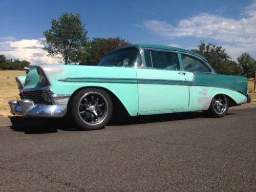 1956 chevrolet chevy bel-air survivor patina hot rod rat rod barn find original