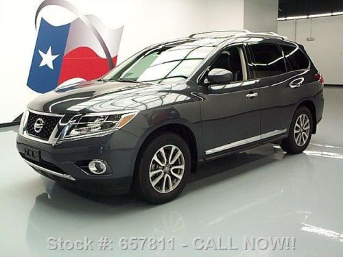 2013 nissan pathfinder sl htd leather rear cam dvd 16k texas direct auto