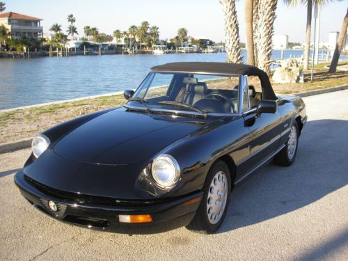 Alfa romeo spyder convertable
