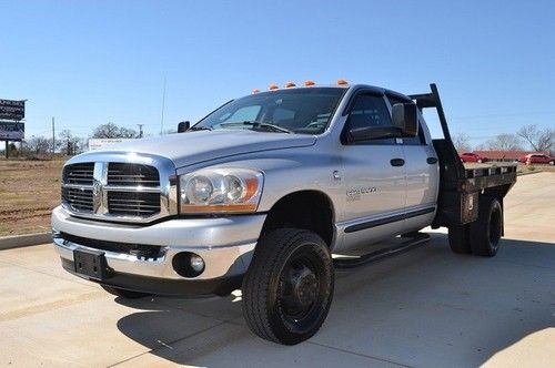 4x4 cummins 5.9 24-valve diesel dualie -- flatbed -- automatic -- nice rig!