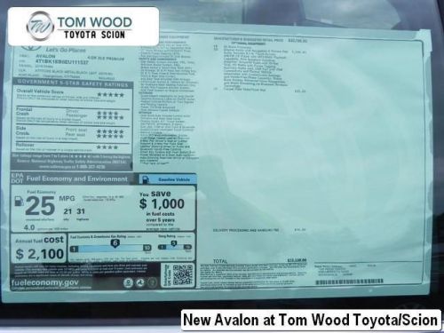 2014 Toyota Avalon XLE Premium, US $31,496.00, image 12