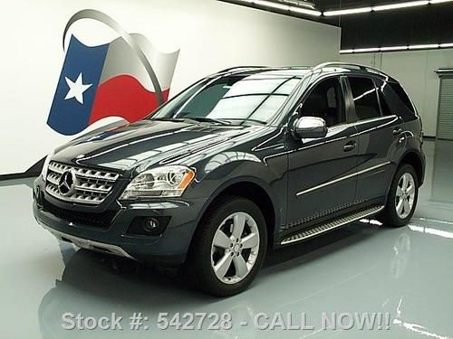 2010 mercedes-benz ml350 sunroof nav rear cam only 37k! texas direct auto