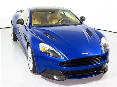 14 aston martin vanquish 98 miles carbon fiber exterior pkg loaded options stunn