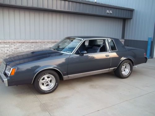 1983 buick regal t-type coupe 2-door chevy 355 gear drive posi g  body