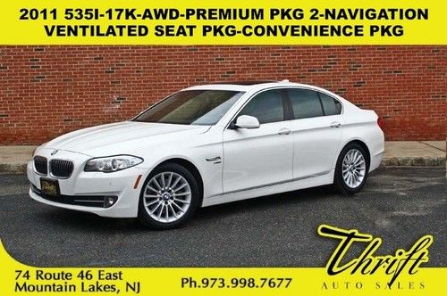 11 535i-17k-awd-premium pkg 2-ventilated seat pkg-convenience pkg-navigation