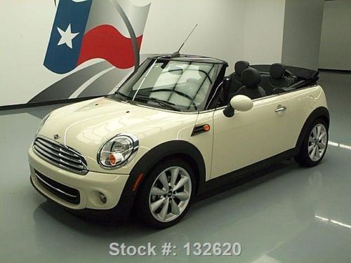 2011 mini cooper convertible auto alloys one owner 31k texas direct auto