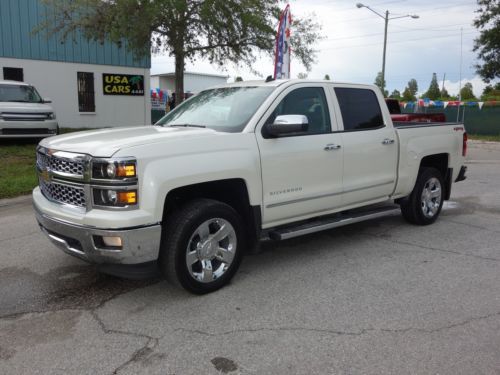 2014 chevy silverado crew cab ltz 4x4 5.3l v8 leather navi cam bluetooth