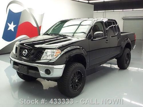 2010 nissan frontier se crew 4x4 lift bed extender 64k texas direct auto