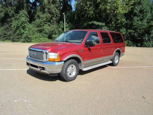 2000 ford excursion limited sport utility 4-door 7.3l no reserve