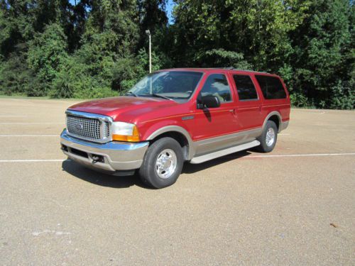 2000 ford excursion limited sport utility 4-door 7.3l no reserve